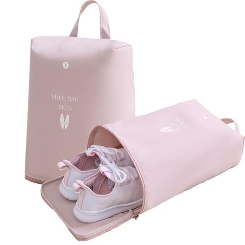 Waterproof Shoe Storage Bags with Zipper, 2 Pack Travel Organizer