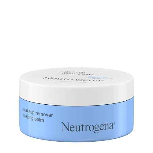 Neutrogena Makeup Remover Melting Balm to Oil with Vitamin E, Gentle and Nourishing Cleansing Balm for Eyes, Lips, or Face, Travel-Friendly for On-the-Go, 2.0 oz