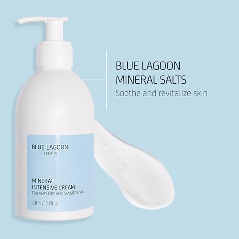 Blue Lagoon Mineral Intensive Cream - Rich Moisturizer for Dry Skin - 300ML