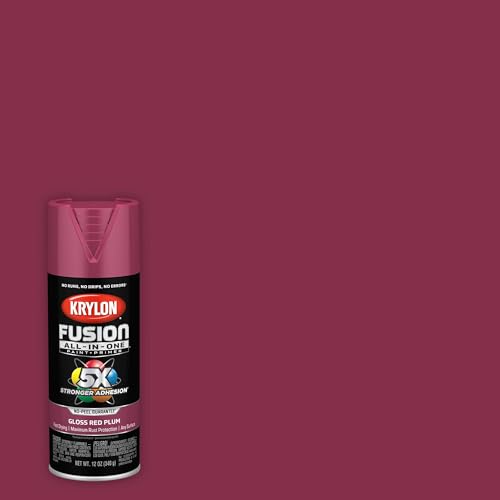 Krylon Fusion All-In-One Spray Paint 12oz Gloss Red Plum