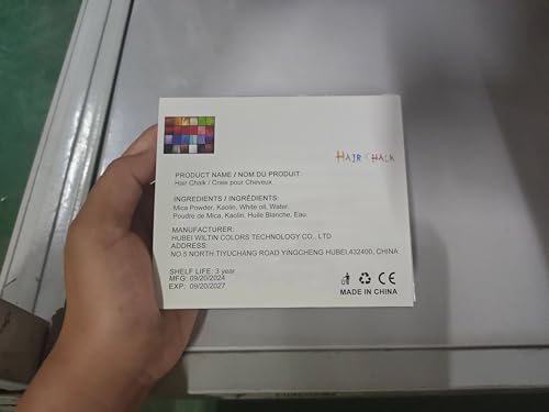 Joyeee 12 Color Washable Hair Chalk - Temporary Hair Dye