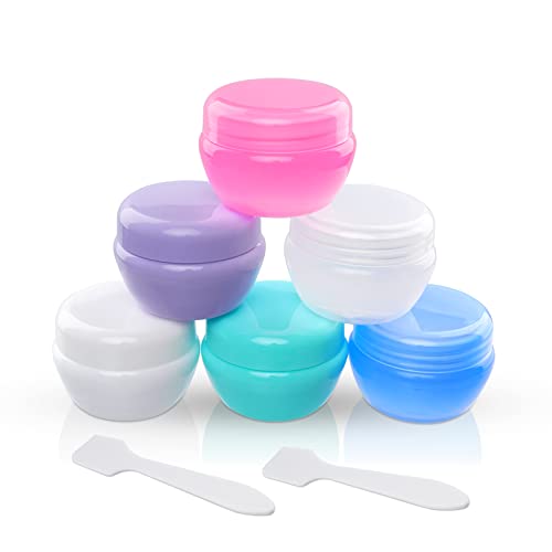Cosywell Travel Jars 20g TSA Approved Leak-proof Cosmetic Containers 6-Pack