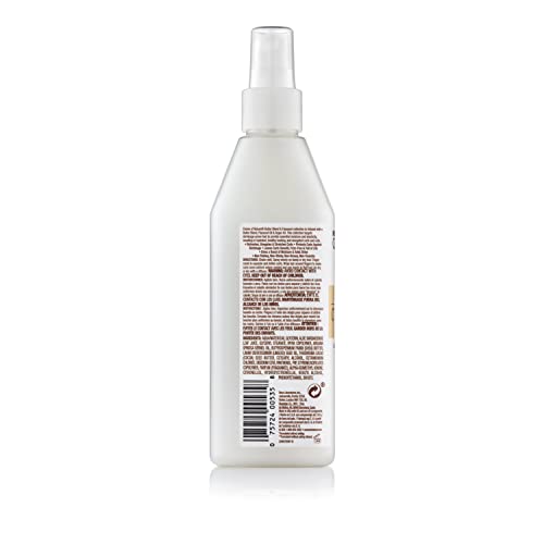 Creme of Nature Double Duty Curl Definer and Booster with Butter Blend, Flaxseed and Argan Oil, Moisturizing Anti-Shrinkage and Styling Spray for Natural Hair, 8 oz