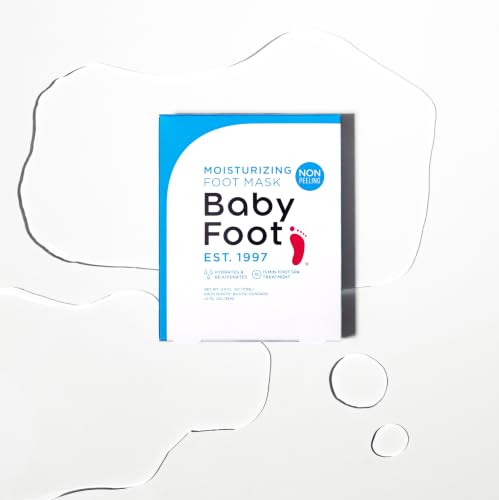 Moisturizing Foot Mask for Dry Cracked Feet - 15 Minute Spa Treatment with Collagen & Hyaluronic Acid