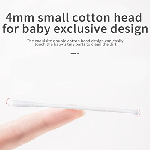 Baby Cotton Swabs 600 Count Double-Ended Ear Cleaning Sticks