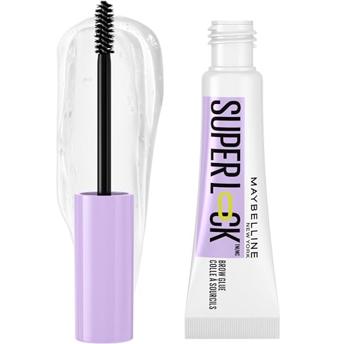 Maybelline Super Lock Brow Glue - Clear Eyebrow Gel, 24HR Hold