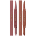 LANGMANNI 2-in-1 Lipstick & Lip Liner Set, 6 Dual-End Pairs