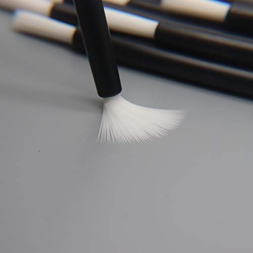 100 Pcs Disposable Lip Brushes - Soft Cosmetic Wands Black