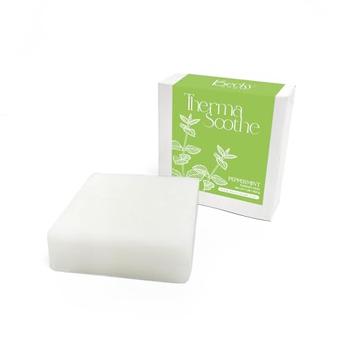 Peppermint Paraffin Wax Refill 1 lb Block for Hand & Foot Bath Spa