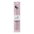 e.l.f. No Budge Brush Trio, 3-Piece Eyeshadow Brush Set For Applying & Blending Color, Use With The No Budge Cream Eyeshadows, Vegan & Cruelty-Free