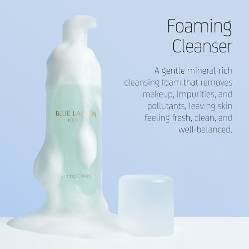 Blue Lagoon Skin Science - Natural Foaming Face Cleanser | Sustainable, Bioactive Icelandic Skincare (5 fl oz | 150 ml)
