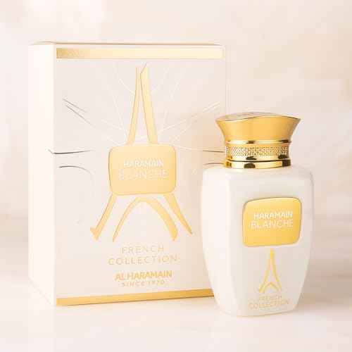 Al Haramain Blanche French Collection - Arabian Perfume for Women and Men - Unisex Perfume - Long Lasting Cologne for Men and Women - 3.3 oz