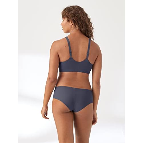 True & Co Soft Form V-Neck Adjustable Strap Bra