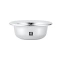 ZWILLING Shaving Bowl (wet shave, storage for shaving soap, bowl for whipping up lather, chrome plated), Silver