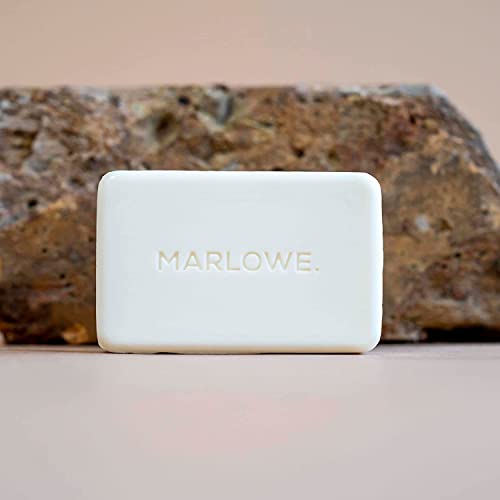 MARLOWE. No. 105 Body Moisturizing Soap for Men 7 oz | Made with Shea Butter & Natural Ingredients for Gentle Cleansing | Rich & Creamy Lather | Awesome Original Scent (Pack of 3)