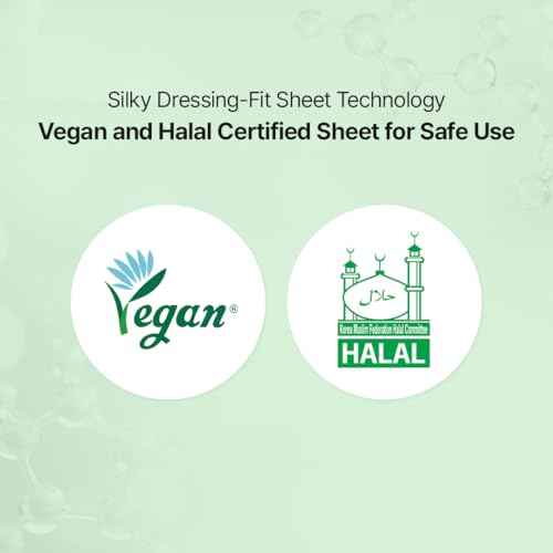 Zipiderm EGF Skin Barrier Dressing Sheet Mask – Korean Soothing & Hydrating Facial Mask with Ceramide & Panthenol for Sensitive, Dry & Acne-Prone Skin, Vegan K-Beauty Skincare Sheet, 4EA