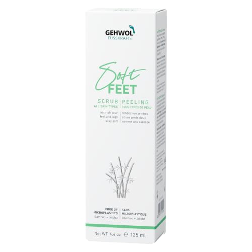 GEHWOL Soft Feet Scrub - Exfoliating Foot Scrub with Bamboo & Honey (4.4 oz)
