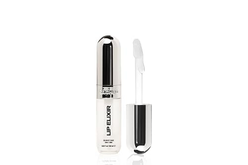 Sacheu Lip Elixir Nourishing Lip Glaze and Lip Tint Gloss. High-Shine Lip Gloss. Moisturizing Lip Gloss Enriched with Lip Oils For Hydrating Smooth Finish, Cruelty-Free (Clear)