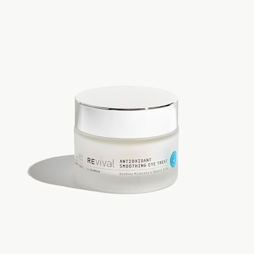 REvival Antioxidant Soothing Eye Treatment - Anti-Aging, Hydrating & Smoothing Fine Lines - Eye Moisturizer with Argan, Jojoba & Aloe for All Skin Types-30ml | 1oz