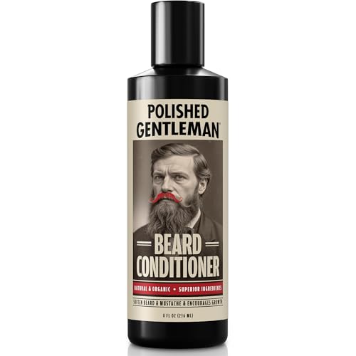 Men¡¯s Beard Conditioner with Tea Tree Oil ? Concentrated Rinse-Out Formula for Softer, Fuller-Looking Beards & Healthy Facial Hair, 8 oz