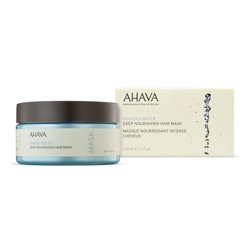 AHAVA Dead Sea Water Hair Mask - Nourishing & Revitalizing, 7.4 Fl.Oz