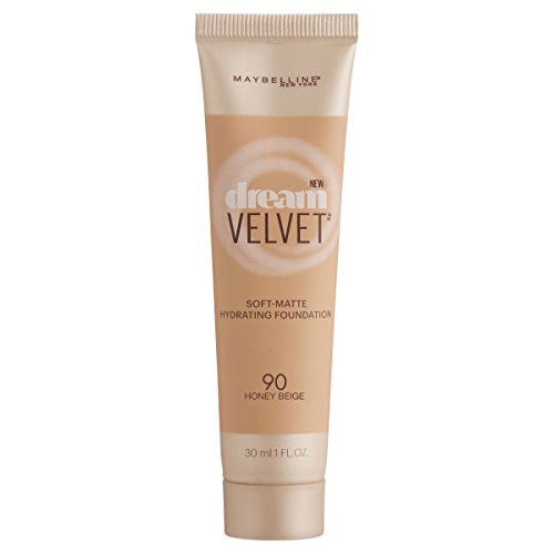 Maybelline New York Dream Velvet Soft-Matte Hydrating Foundation, Honey Beige, 1 fl. oz.