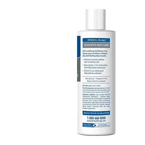 Dermal Therapy Sensitive Skin Lotion - Non-Irritating Lotion with 15% Allantoin, 10% Shea Butter, Vitamin E