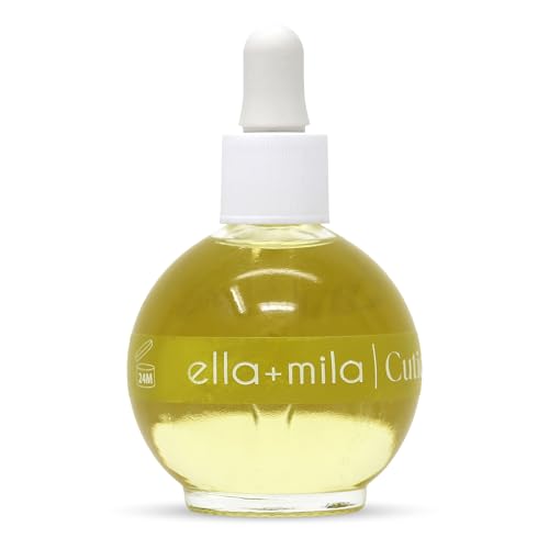 ella+mila Cuticle Oil with Tsubaki & Argan - Fragrance Free, 2.3 fl oz