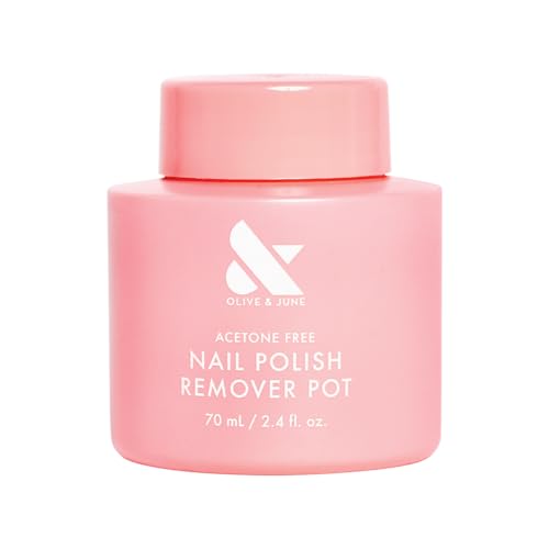 Olive & June Acetone-Free Nail Polish Remover Pot - Sponge Top, 70ml