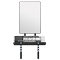 Fogless Shower Mirror with 360° Rotation & Razor Holder