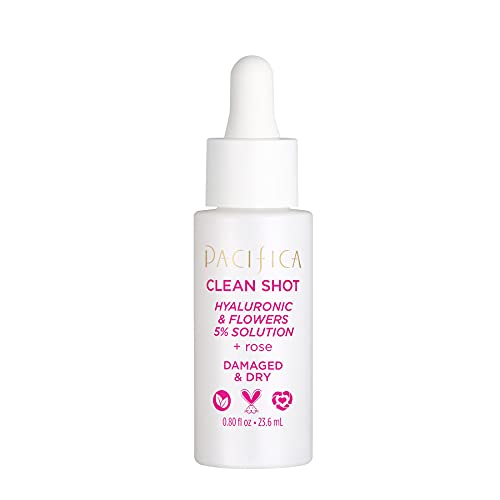 Pacifica Clean Shot Hyaluronic and Flowers 5 Percent Solution Unisex 0.8 oz