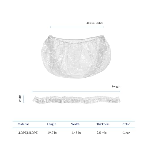 Disposable Pedicure Liners - 48" x 48" Spa Foot Liners (400 pcs)