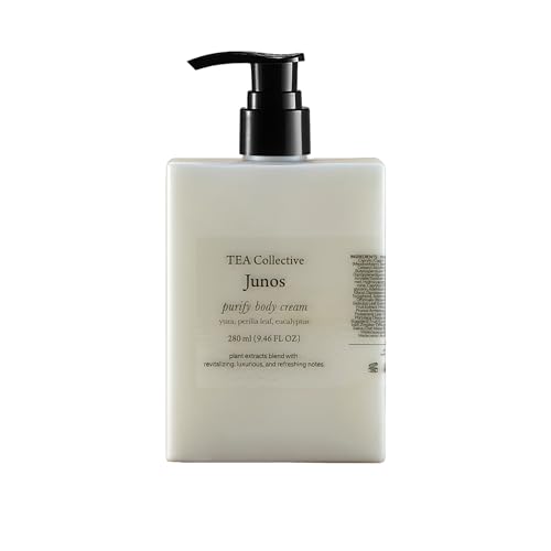 Junos Purify Body Cream | Yuzu, Perilla Leaf, Eucalyptus | 9.46 Fl Oz | Product of Korea