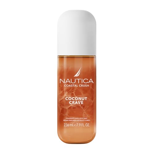 Nautica Coconut Crave Body Mist for Women - 8 oz Fruity Gourmand