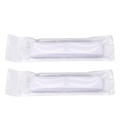 100 Sheet Disposable Eyebrow Stencil Stickers - Adhesive Shaping Tape