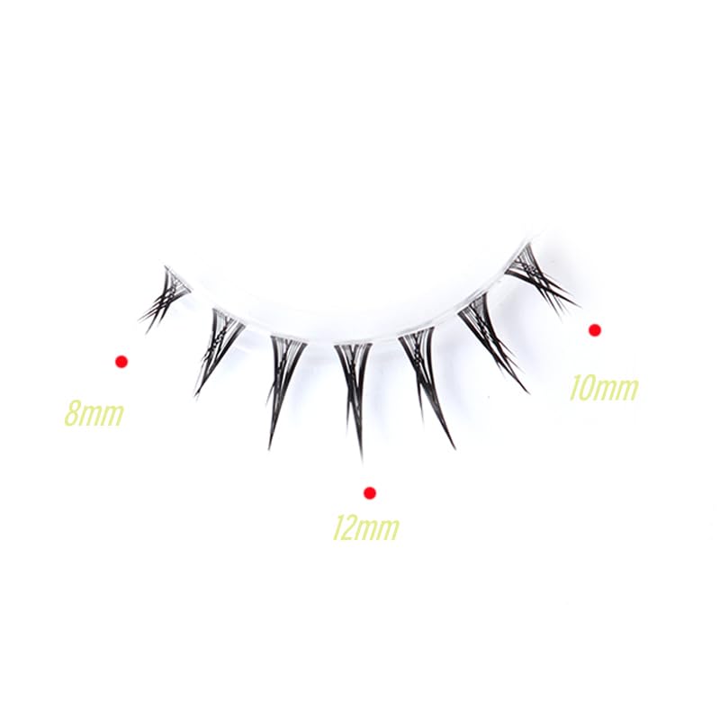 Manga Eyelashes - 5 Pairs Japanese Anime Style False Lashes