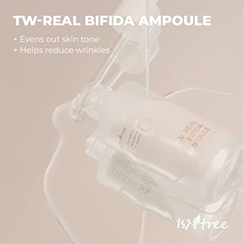 ISNTREE TW-Real Bifida Ampoule 50ml 1.69 fl.oz | Skin elasticity care | Softens skin texture | Tone & Wrinkle care | Rich nourishment