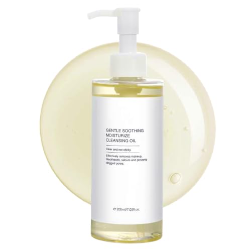 Gihen Gentle Cleansing Oil - Makeup Remover & Pore Cleanser, 7.05 Fl Oz