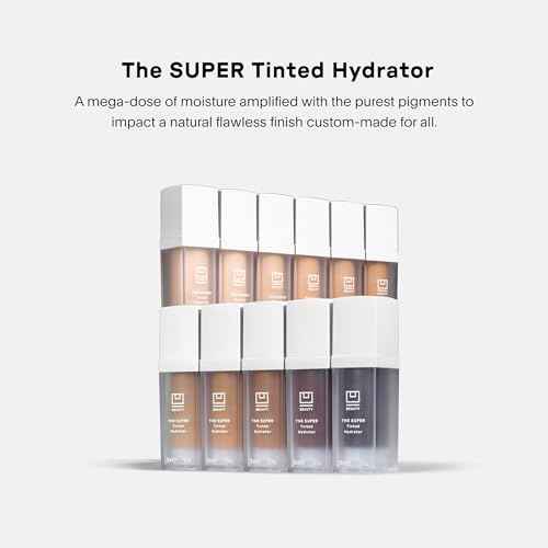 U Beauty The Super Tinted Hydrator Hyaluronic Acid Moisturizing Cream - Mega-Dose Skin Hydrator for Supple, Smooth, and Softer-Looking Skin For Up To 48 Hours - Shade 4-1.0 oz