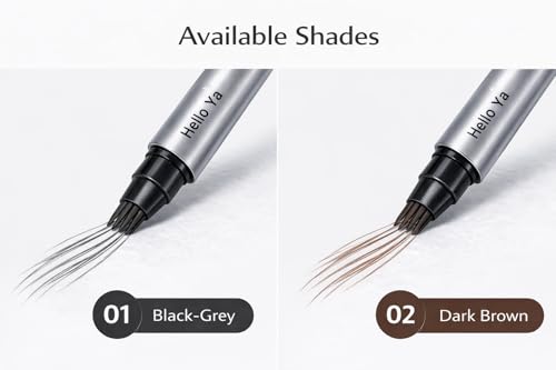Microblading Eyebrow Pen with Fork Tip - Waterproof Brow Marker