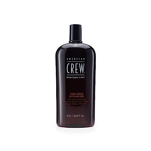 American Crew Men's Hair Styling Gel, Firm Hold, Non-Flaking, 33.8 Fl Oz, 33.8 fl oz