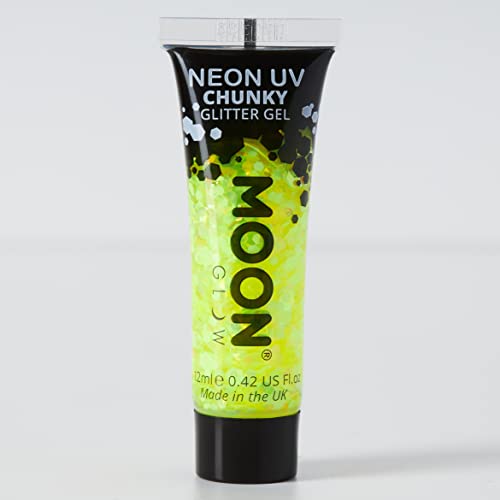 Moon Glow Neon UV Chunky Glitter Gel 12ml