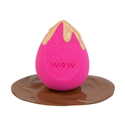 wet n wild Double Tap Makeup Sponge Set, Foundation Blending Beauty Sponge Flawless for Liquid, Cream, and Powder Dry and Wet Blender Make Up Use Vegan, Cruelty Free