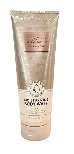 Bath and Body Works Moisturizing Body Wash 10 oz (Snowflakes & Cashmere)