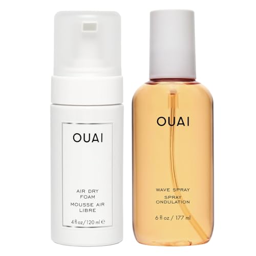 OUAI Wavy Hair Bundle - Air Dry Foam & Wave Spray