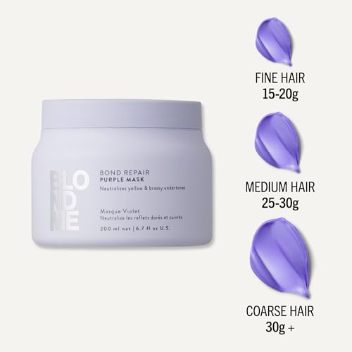 BlondMe Purple Toning Mask for Blonde Hair