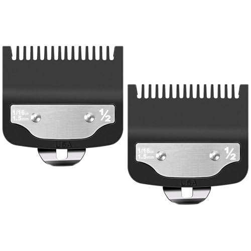 Replacement for 1/2 Wahl Clipper Guards Set, 1/16"1.5mm Metal Hair Clipper Guards Set for Professional Stylists and Barbers(2 pack)