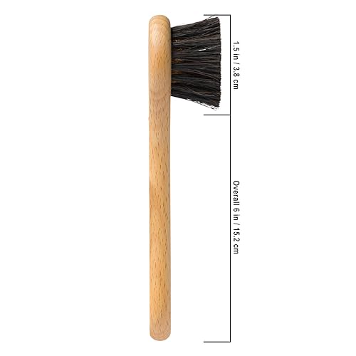 Redecker Ionic Face & Body Brush ? Oiled Beechwood Handle, Bronze Wire & Horsehair Bristles for Circulation, Detox & Skin Revitalization ? Sustainable, Spa-Like Daily Care, Made in Germany