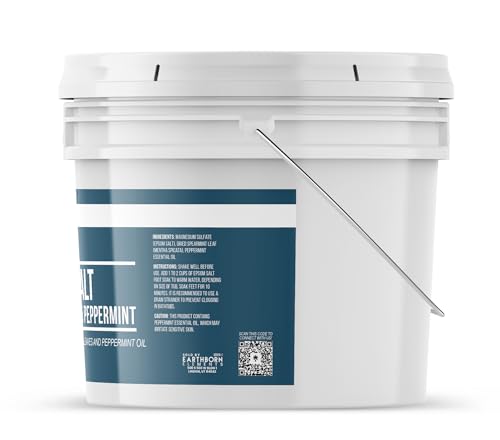 Earthborn Elements Spearmint & Peppermint Epsom Salt Foot Soak - 8 lb Bucket