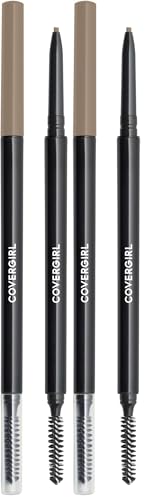 COVERGIRL Easy Breezy Brow Micro-Fine Pencil, Pack of 2